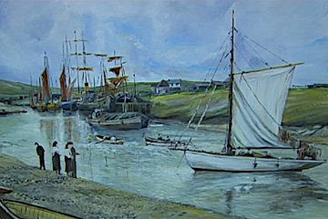 One of the paintings exhibited at a 57Club showing*