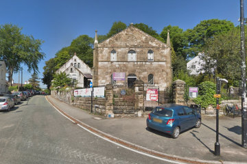 The building still offers Christian child care and a youth club