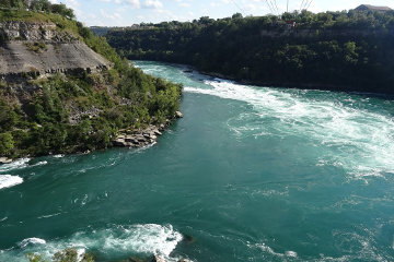 The mighty Whirlpool below the famous Falls*
