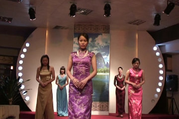 Pretty girls show off beautiful pearls - or the other way round*