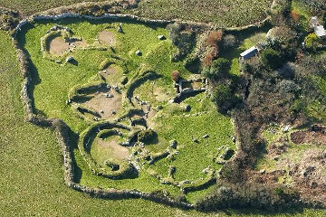 Carn Euny from the air*