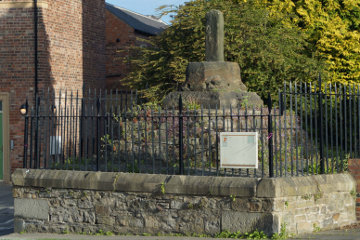 This stump is all that remains of a magnificent cross*
