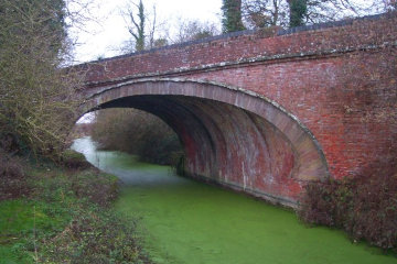 Believed to be the most skewed bridge in Britain, the angle is 23°*