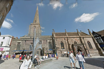 The twisted spire of All Saints church, Hereford*