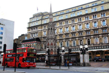 The Eleanor Cross at Charing Cross Station*