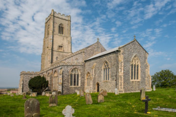 From some angles Happisburgh church seems to be in open country*