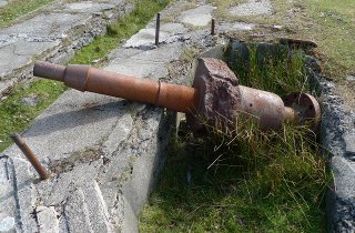 Abandoned generator shaft at Clifden*