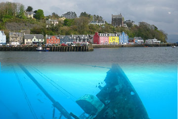 Is there a sunken treasure ship just off-shore from Tobermory?*