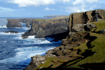The Shetlands have some of the wildest and most dramatic scenery in Britain*