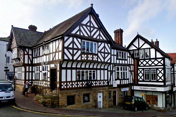 Ruthin town centre is packed with charming old buildings.*