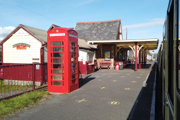 The station at Llanuwchllyn