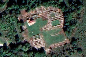 The ruins of Roman Nesactium are east of Pula*