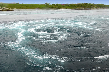 The swirling waters of the Salstraumen*