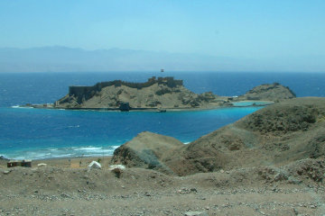 The pool at the far end was once a harbour open to the sea*